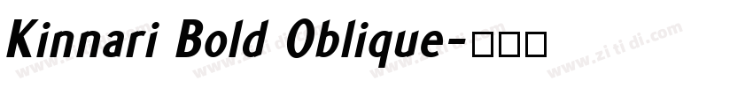 Kinnari Bold Oblique字体转换 Kinnari Bold Oblique字体转换